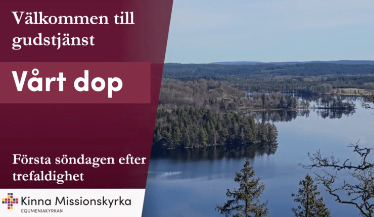 Vårt dop – en upprättad gudsrelation